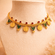 Hridaya coin necklace