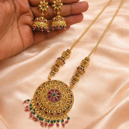 Royal Mandala short Haaram with jhumka