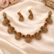 Lakshmi Vaibhavam temple elegance necklace set