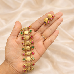 RAIN DROPS COIN CHOKER