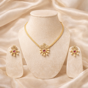 RUBY BLOOM ATTIGAI NECKLACE