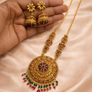 Royal Mandala short Haaram with jhumka