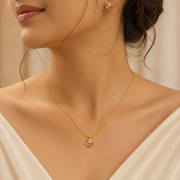 Lilly Anti tarnish chain with earrings