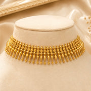 Traditional gold necklace replica