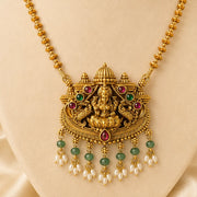 Saraswati short haram with pendant