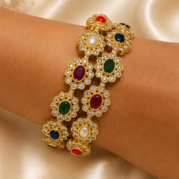 NAVARATNA premium bangles (set of two )
