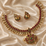 Nethra antique bridal set.