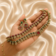 Lux Soundarya Double layered Necklace