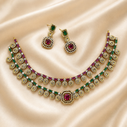 Lux Soundarya Double layered Necklace