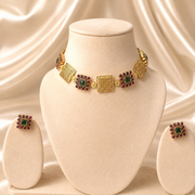 Kusuma Ruby emerald necklace