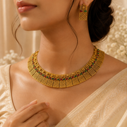 Chaturya Necklace with earrings