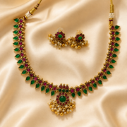 Traditional Mango  Necklace with earrings