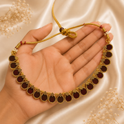 Kaapi Kerala traditional necklace with earrings