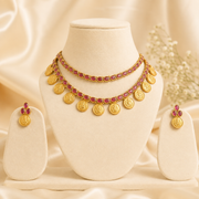 Ruby Rani with earrings