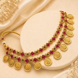 Ruby Rani floral edition with earrings