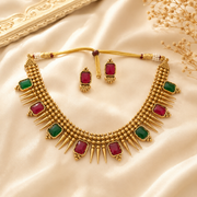 Sahasraabha Necklace with Earrings