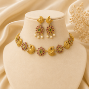 Mayuri Necklace with earrings