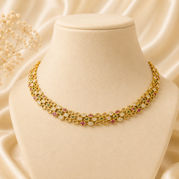 Meena Necklace with earrings