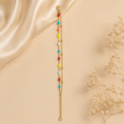 Colour play anti tarnish bracelet