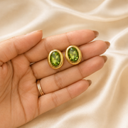 Emerald Shine Anti- tarnish Ear stud
