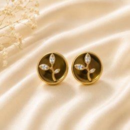 Flora Anti Tarnish Earstud