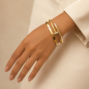 Golden harmony stack ( set of two )