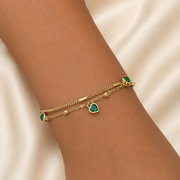 Verde Amora - Anti tarnish bracelet