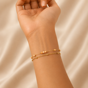 Layered Bracelet -Anti tarnish