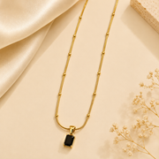 Noir Belle - Anti tarnish chain with pendant