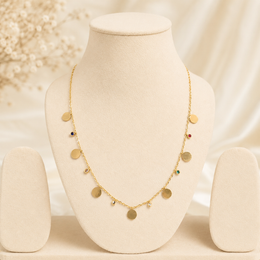 Colour fest - 2 Anti tarnish necklace