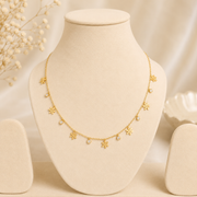 Tiny flowers Anti tarnish Necklace