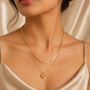 Serpantine Stack - Anti tarnish Necklace