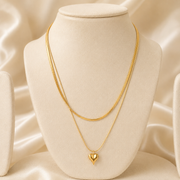 Serpantine Stack - Anti tarnish Necklace
