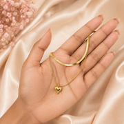 Serpantine Stack - Anti tarnish Necklace