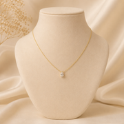 Tear drop Pendant Anti tarnish Necklace