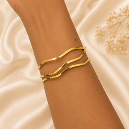 Melodies- Anti tarnish Bangles ( set of 3)