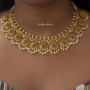 ROYAL RUBY GUTTAPUSALU NECKLACE SET