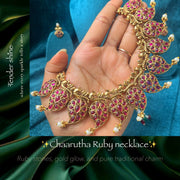 CHAARUTHA RUBY NECKLACE