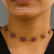 SIMPLE FLORAL CHOKER