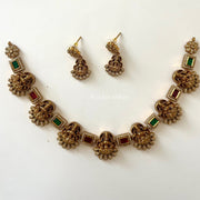 Lakshmi Vaibhavam temple elegance necklace set