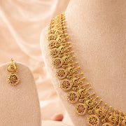 Mayura Floral Coin Haaram