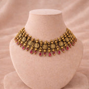 Lakshmi Drop Coin Choker
