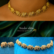 AANAYA CHARM ELEPHANT NECKLACE