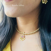 ATTIGAI ELEGANCE NECKLACE WITH EARRINGS