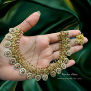 MAYURA FLORAL COIN NECKLACE