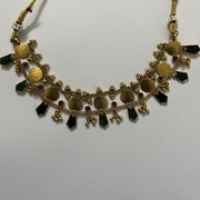 Haritha Kaasu Choker With earrings