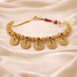 ANTIQUE FLORAL NECKLACE