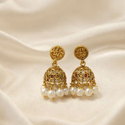 TINY PEARLS LAKSHMI JHUMKA