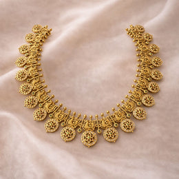 MAYURA FLORAL COIN NECKLACE