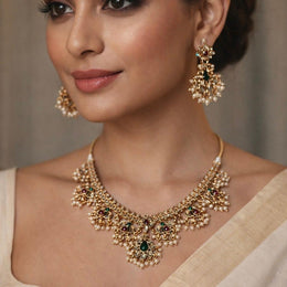 Golden drops affordable guttapusalu set